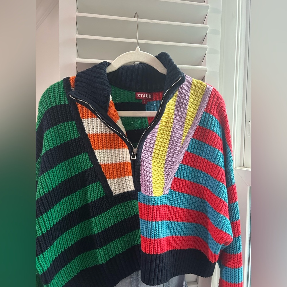 Staud striped sweater